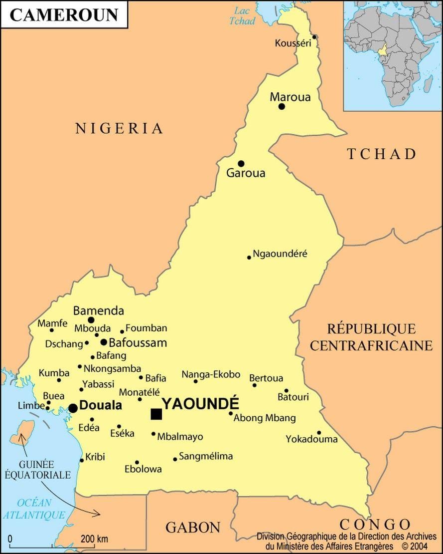 வரைபடம் douala கமரூன்
