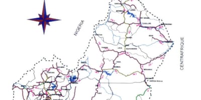 வரைபடம் கமரூன் சாலை