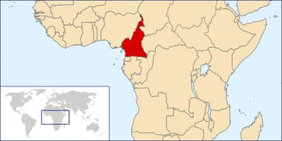 வரைபடம் கமரூன் இடம்